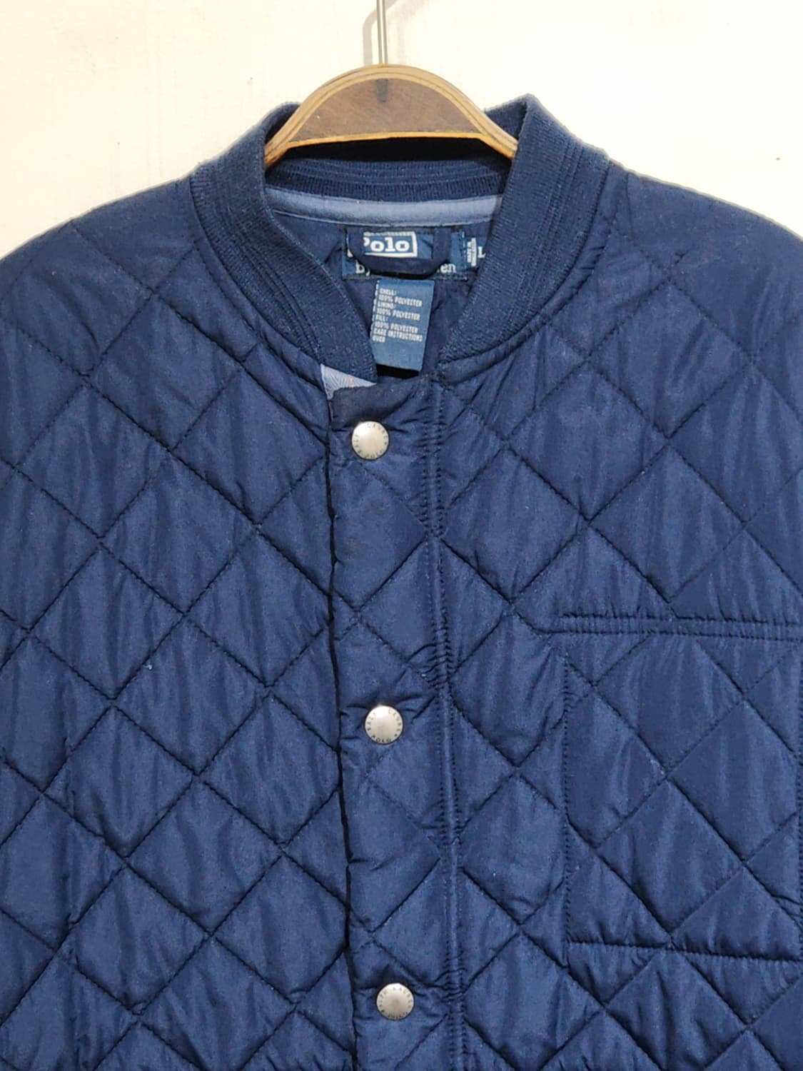 (L) 랄프로렌 폴로 퀼팅자켓 네이비 누빔점퍼 캐주얼  상품이미지2