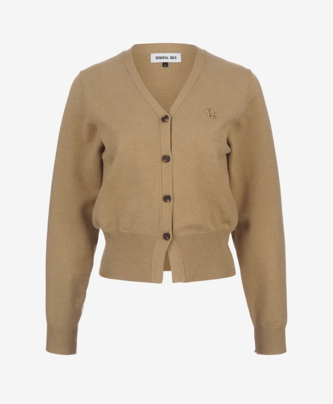 제너럴아이디어 에센셜 가디건 베이지 상품이미지3