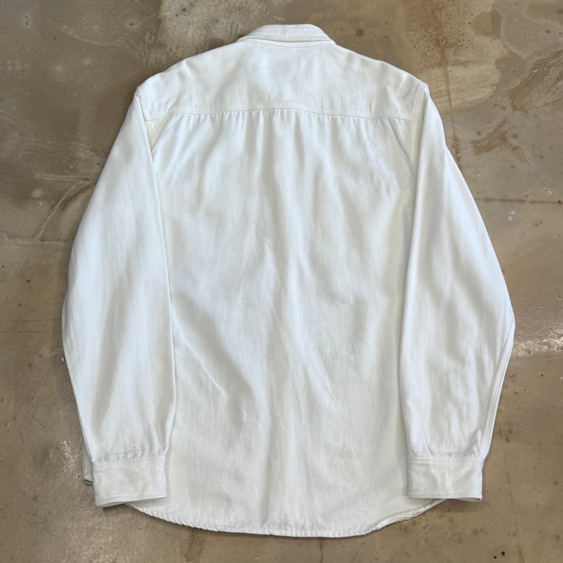 XL 칼하트 WIP 화이트 코튼 워크 셔츠 상품이미지3