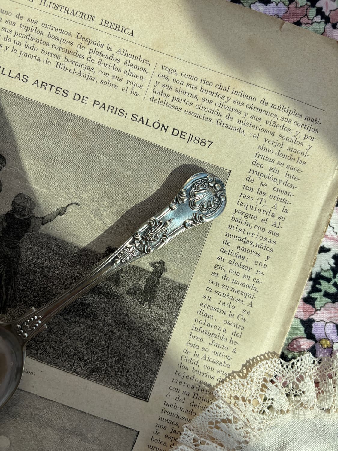 영국 앤틱 실버플레이트 잼스푼 상품이미지2