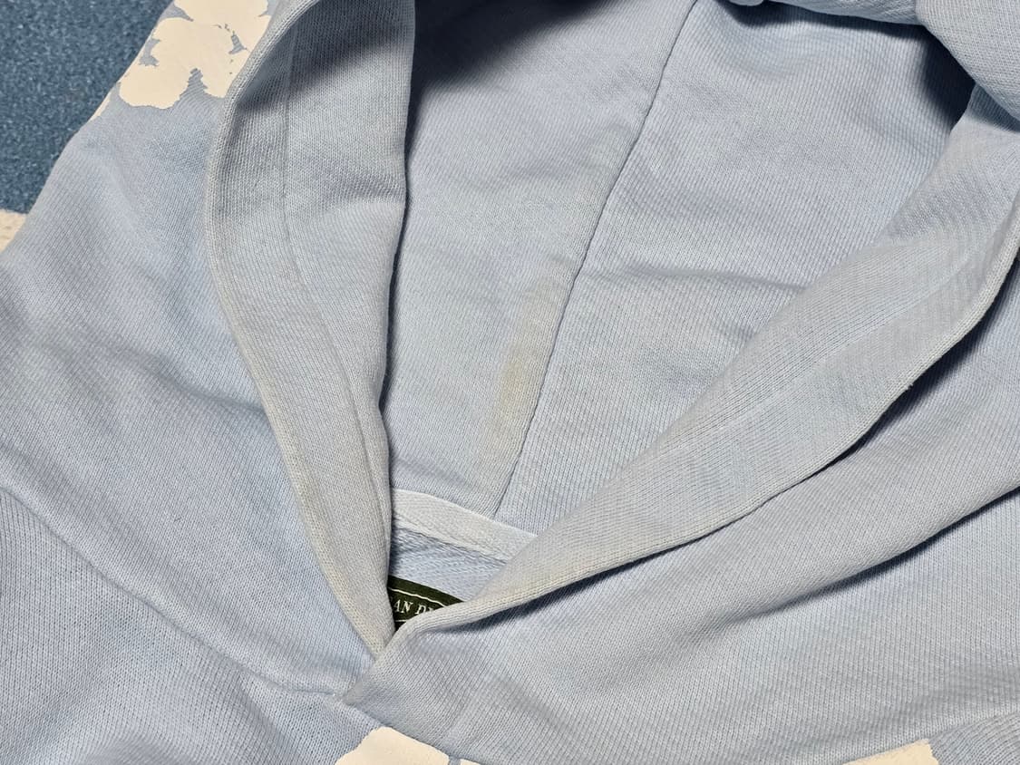 [M] 데님티어스 코튼 리쓰 후드 파우더블루 상품이미지5