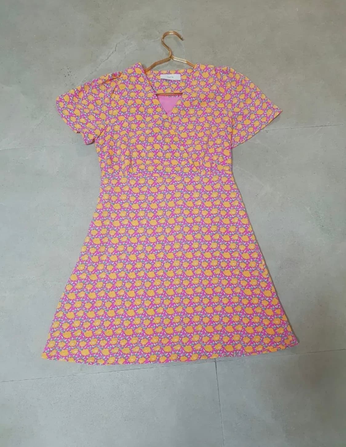 샤틴 플라워 원피스. 55 상품이미지2