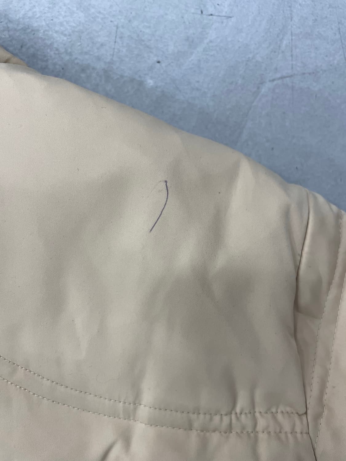 꾸레쥬 퀼팅 자켓 L 상품이미지6