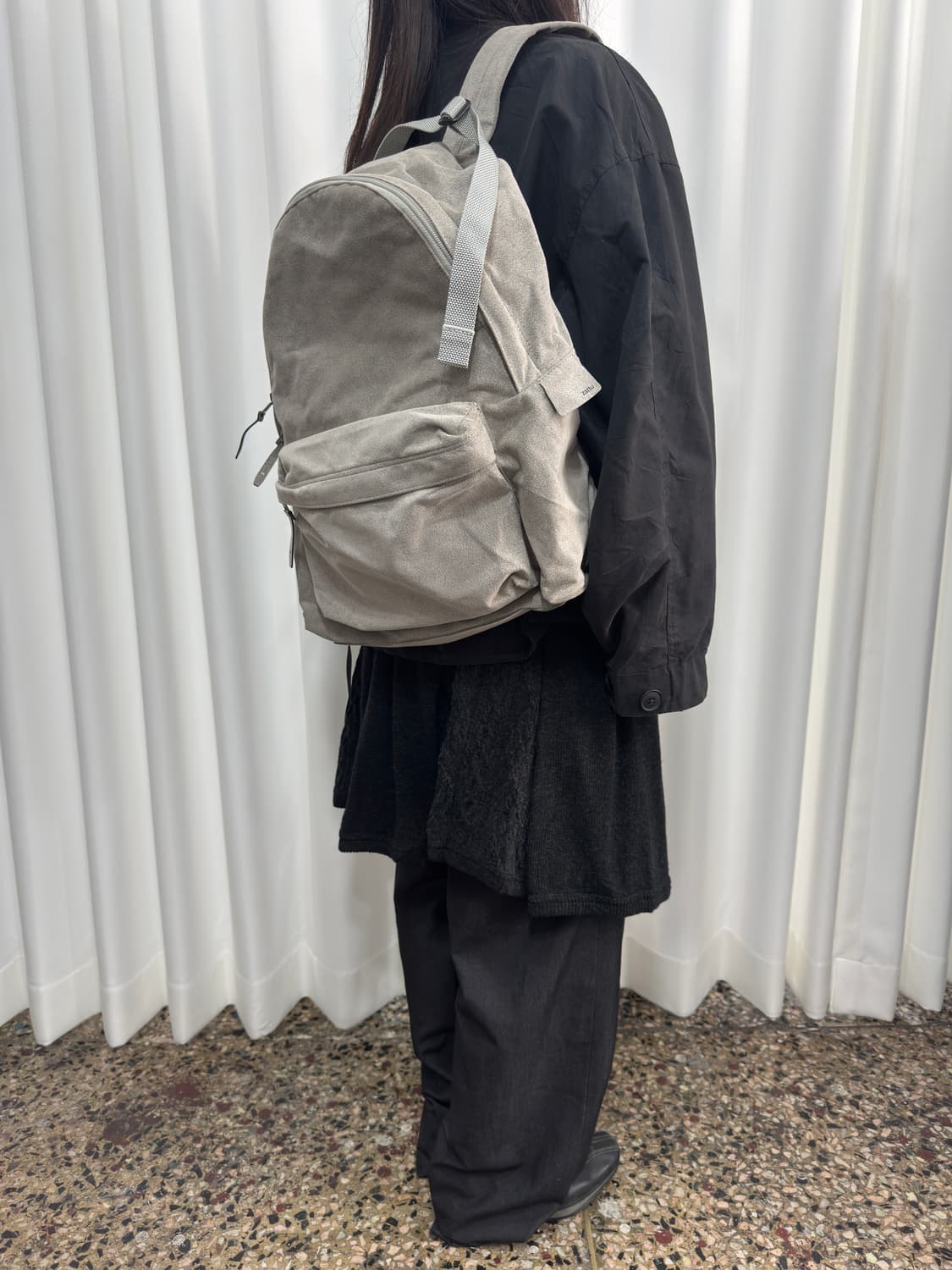 zattu soft gray backpack 상품이미지5