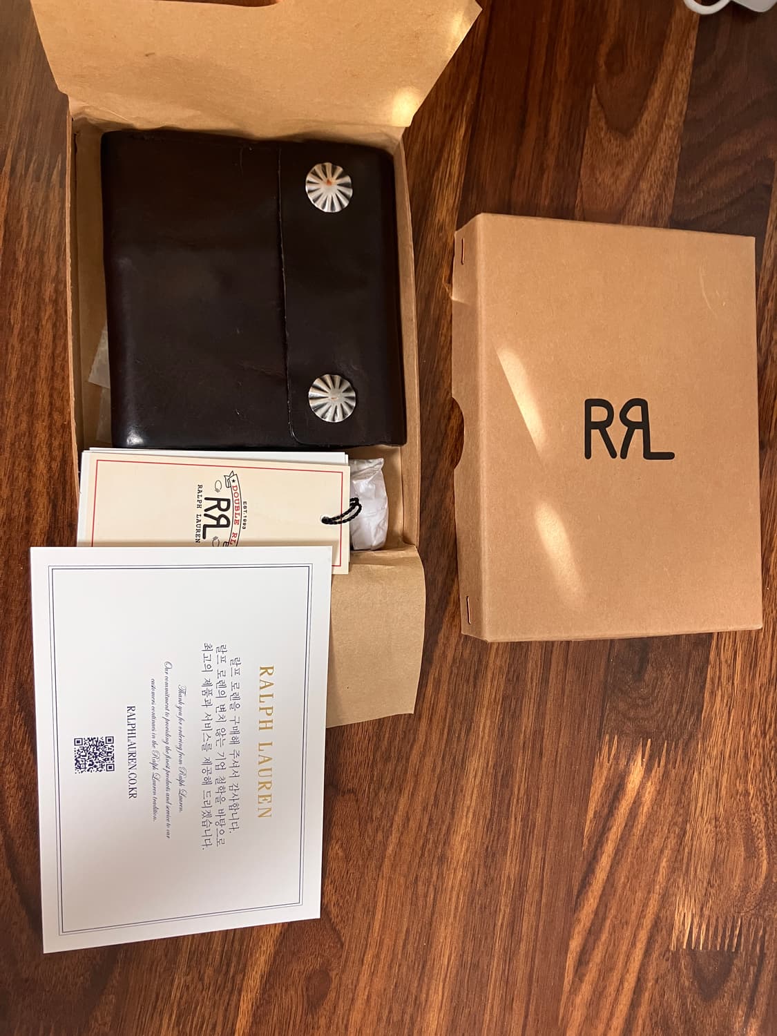 더블알엘 콘초 레더 체인 지갑 상품이미지3