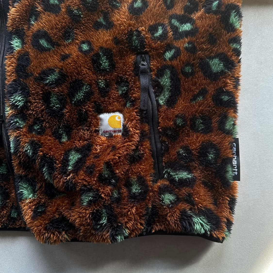 [L]칼하트 WIP 젭슨 스웻 레오파드 자켓 상품이미지7