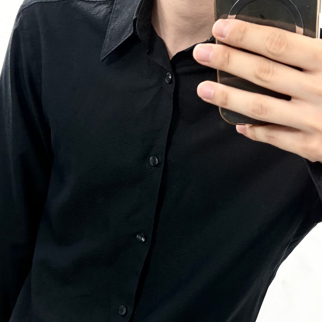 베르사체 컬렉션 블랙 셔츠 상품이미지3