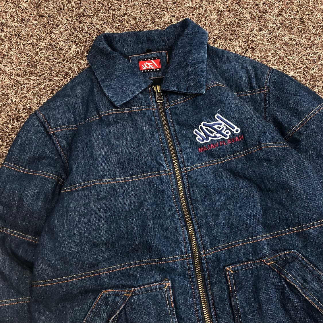 마자플라바 덕다운 데님 패딩 자켓 상품이미지2