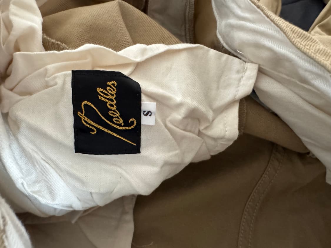 니들스 H.D. 밀리터리 팬츠 카키 S MR234 소재 불량 새 상품 상품이미지2