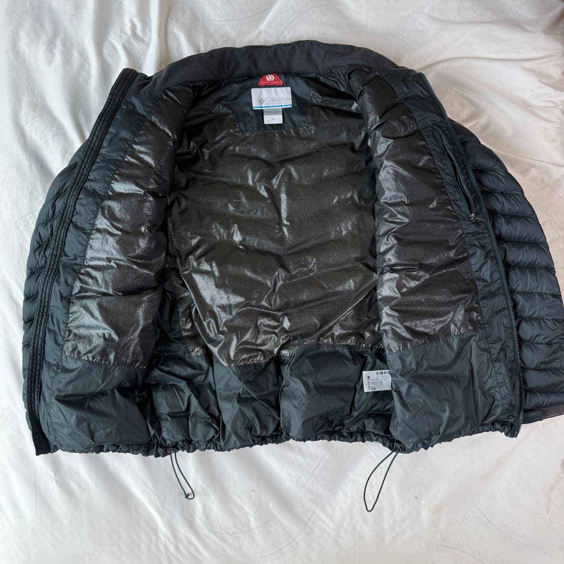 컬럼비아 고프코어 센터로고 경량패딩 XXL 구스다운 상품이미지6