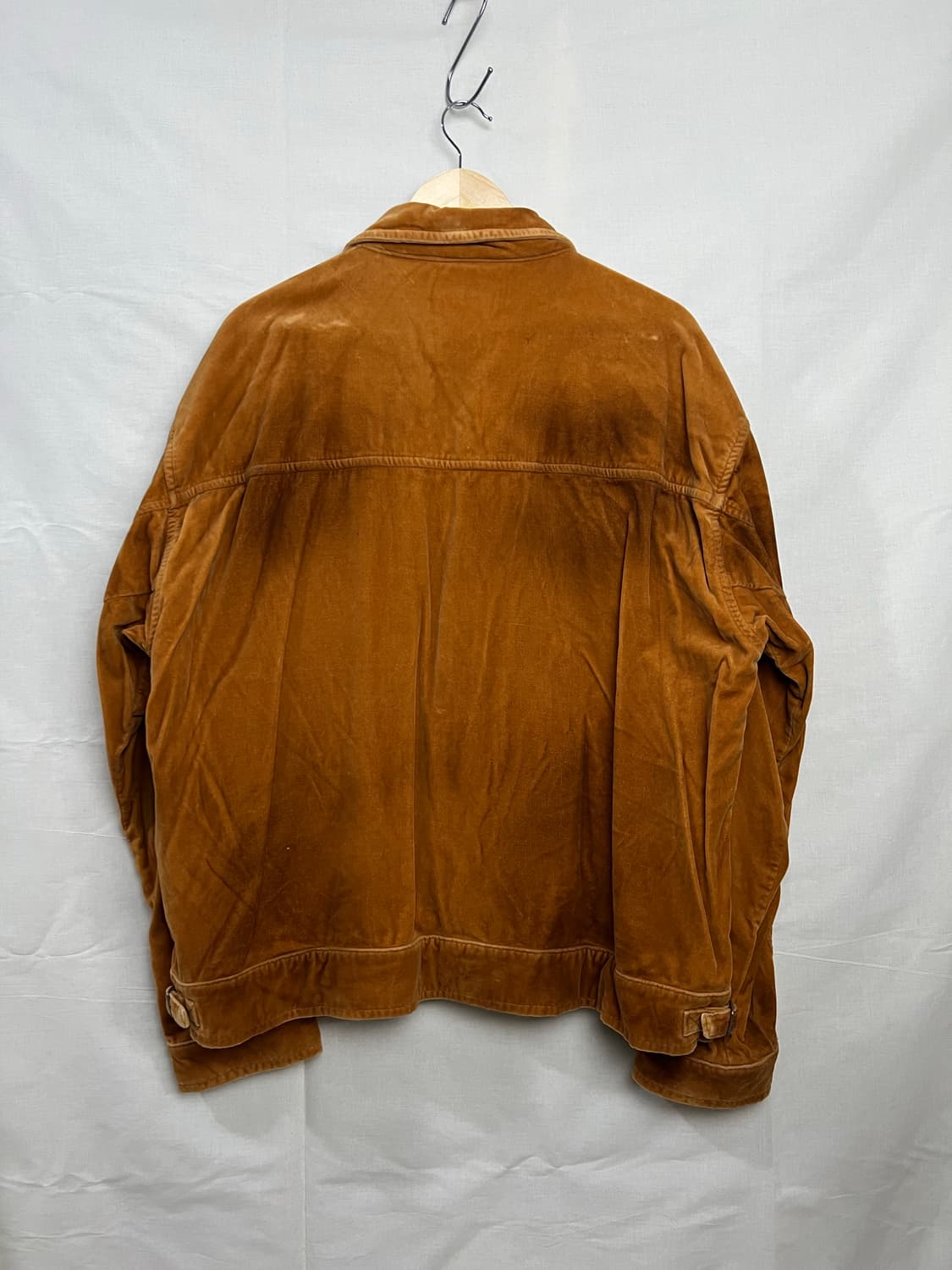 안셀름  ANCELLM 23FW 크링클 벨벳집업 자켓 상품이미지2