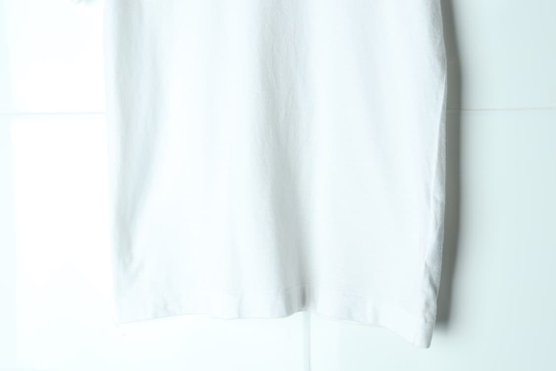 W(M) 꼼데가르송 반팔 티셔츠 흰색 레드하트-H33290 상품이미지4