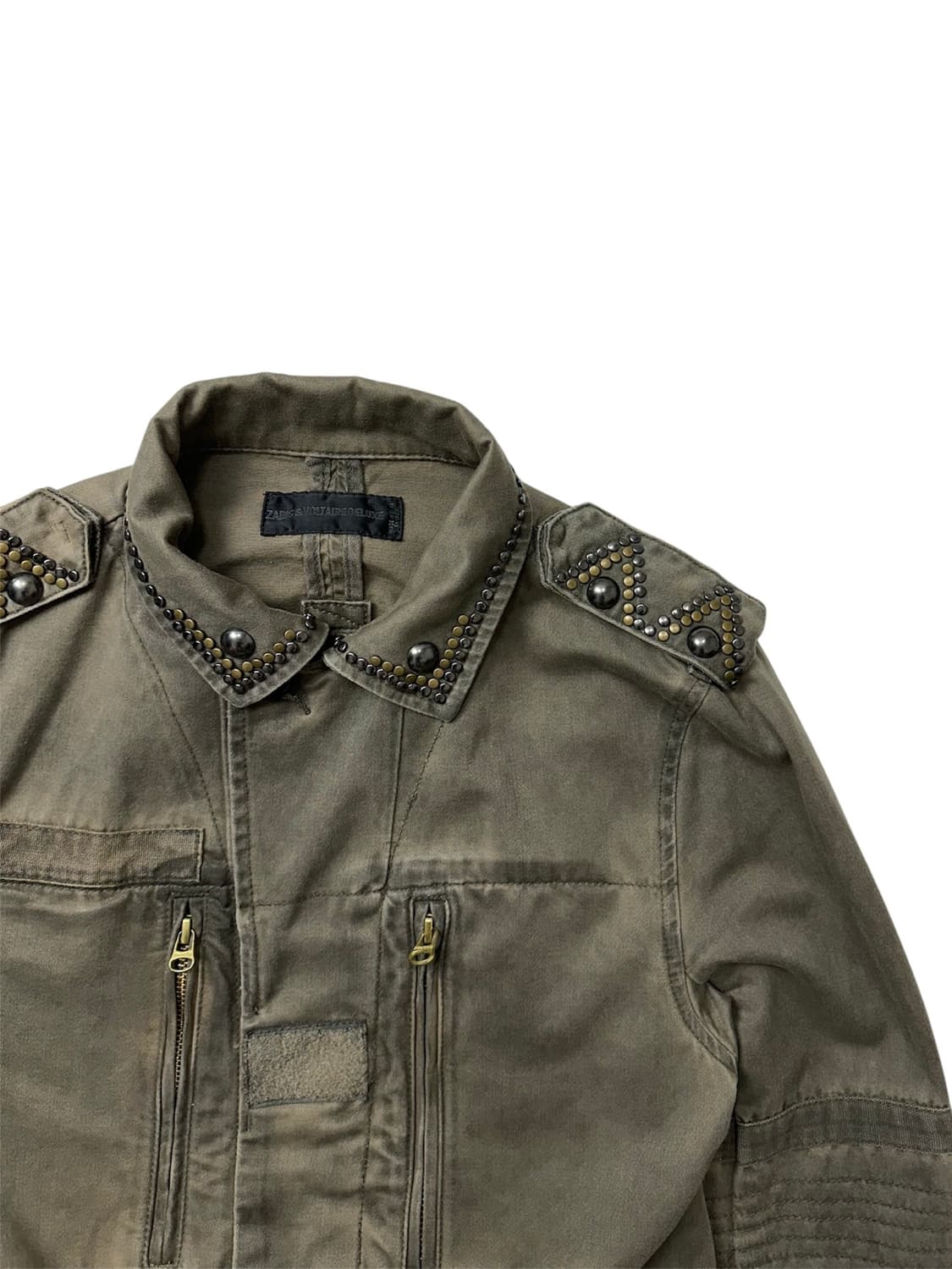 쟈딕앤볼테르 스터드 밀리터리 자켓 상품이미지2