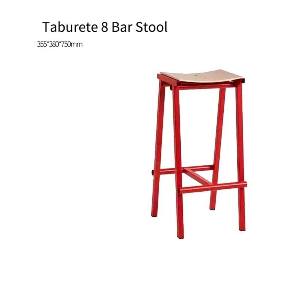 Taburete 8 바 스툴 의자 아일랜드 높은 원목의자 상품이미지2