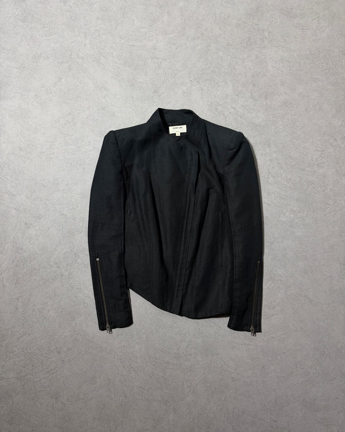 헬무트 랭 비대칭 메쉬 코튼 자켓 상품이미지1