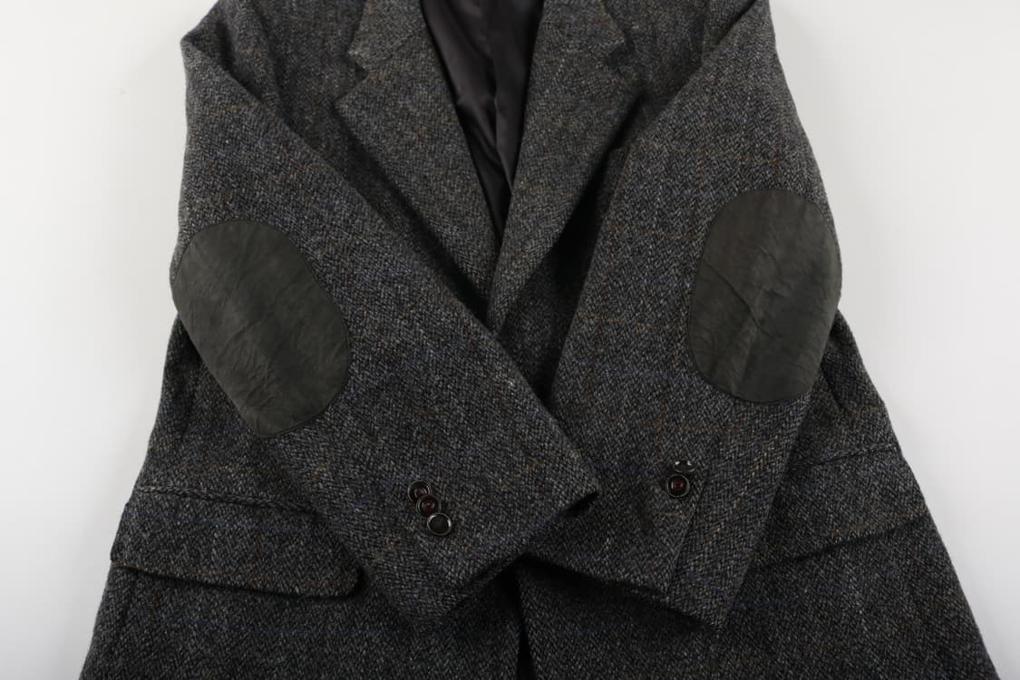 [L] 빈티지 해리스트위드 엘보우 패치 울자켓 상품이미지9