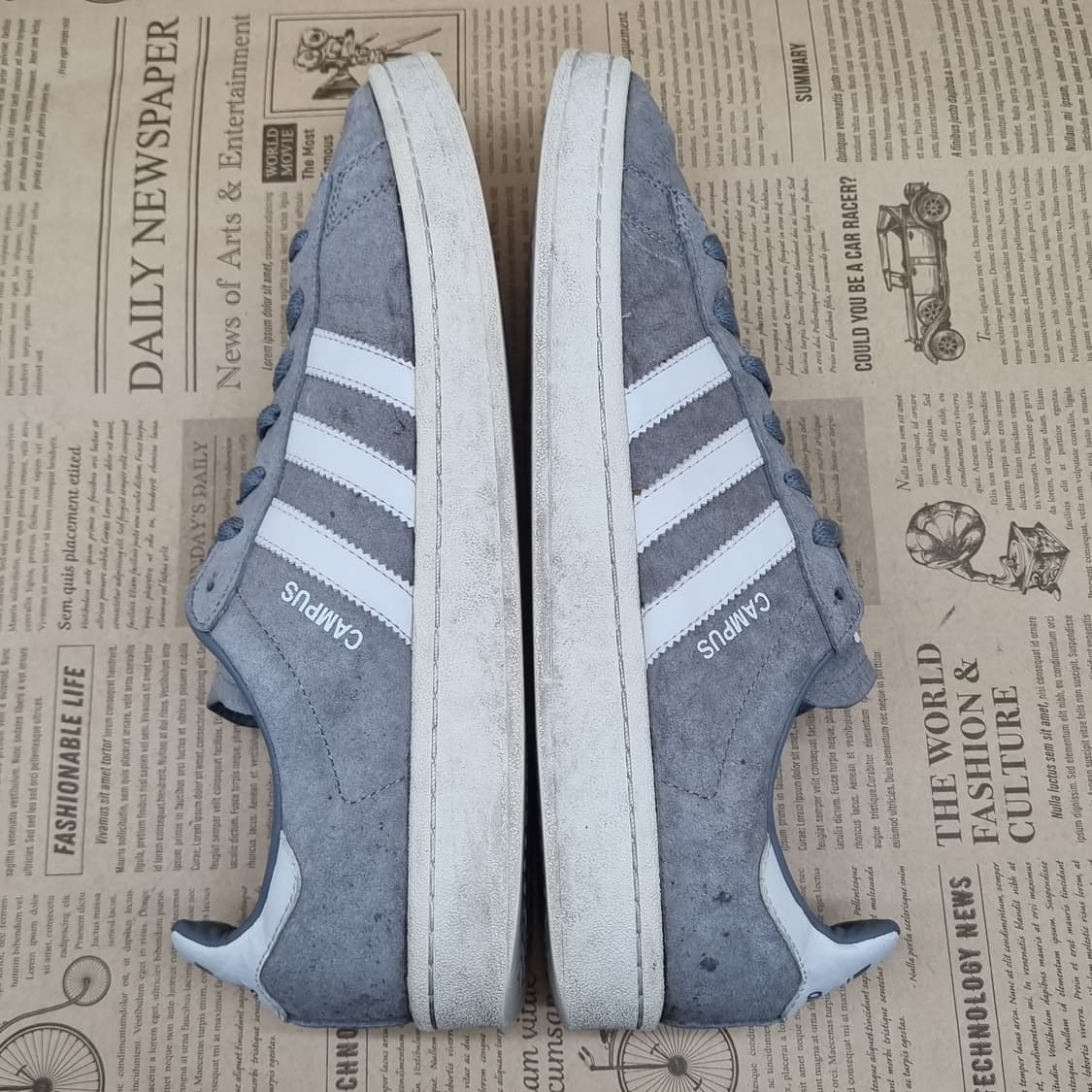 아디다스 캠퍼스 그레이 남성운동화 275 상품이미지5