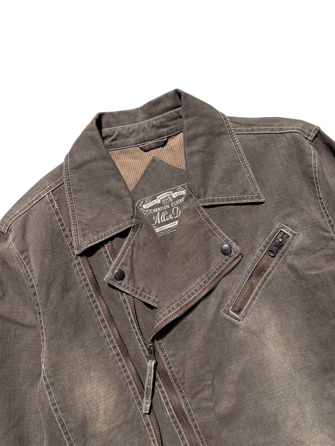 Allix washed denim rider jacket 상품이미지7