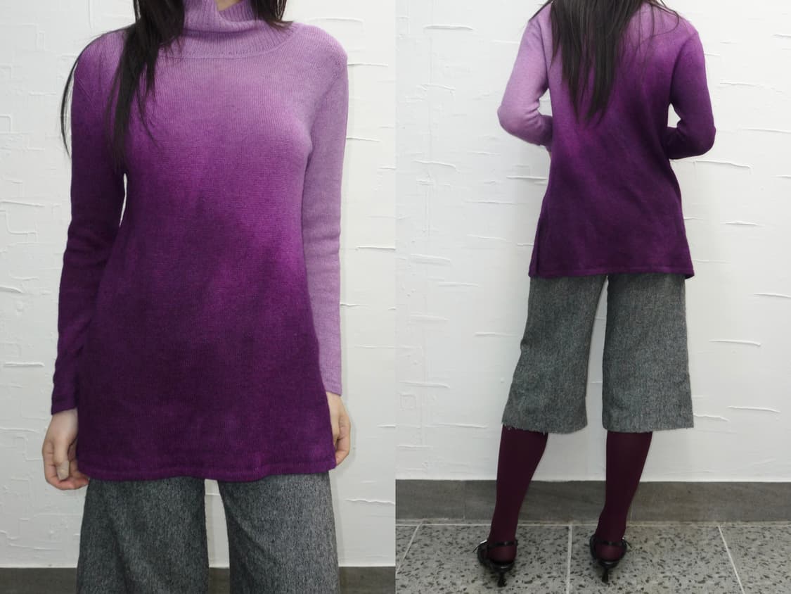 purple fade knit 상품이미지2