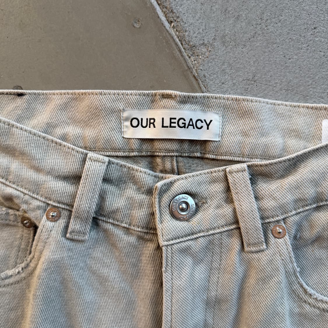 아워레가시 써드컷 애틱 워시 데님 팬츠 상품이미지1