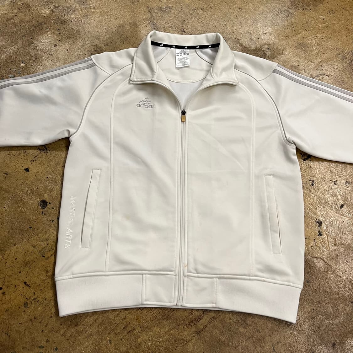 아디다스 화이트 져지 트랙탑 상품이미지3