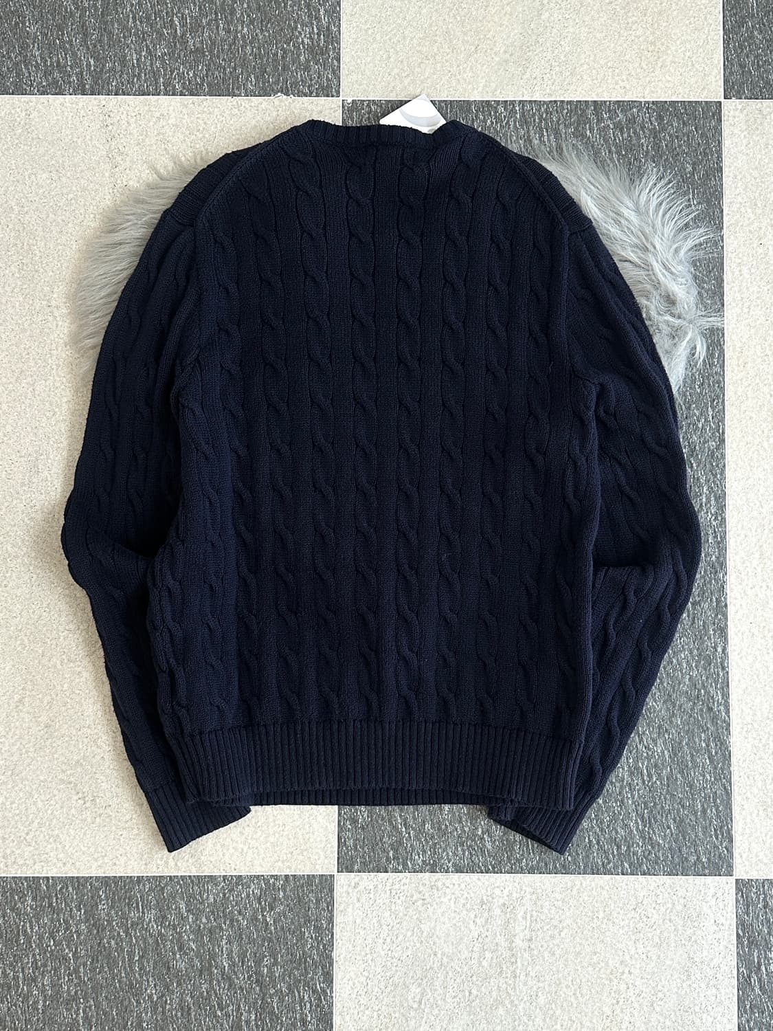 폴로 랄프로렌 네이비 케이블 니트  상품이미지3