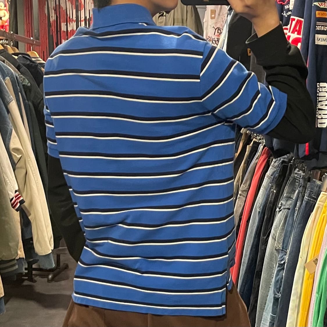 [IM] Polo 폴로 블루 스트라이프 카라 반팔 상품이미지7