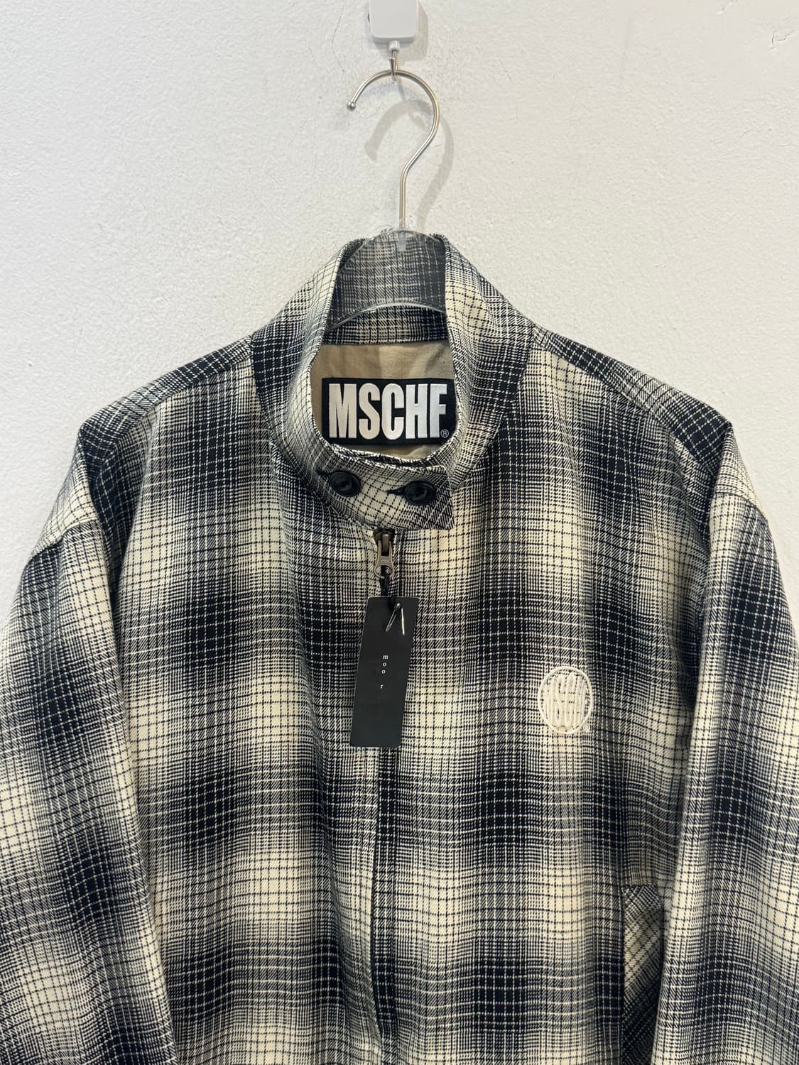 MSCHF Checkboard patterned zip-up jacket 상품이미지3