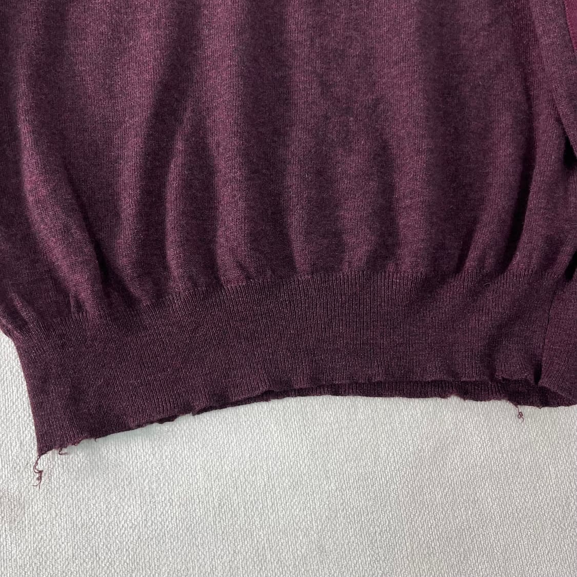 100 폴로랄프로렌 엘보우 패치 버거딘 울 니트  상품이미지6