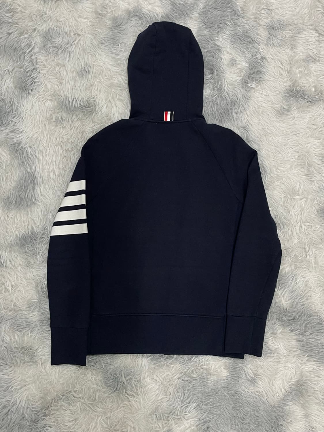 톰브라운 사선완장 금장 후드집업 네이비 [2] 상품이미지2