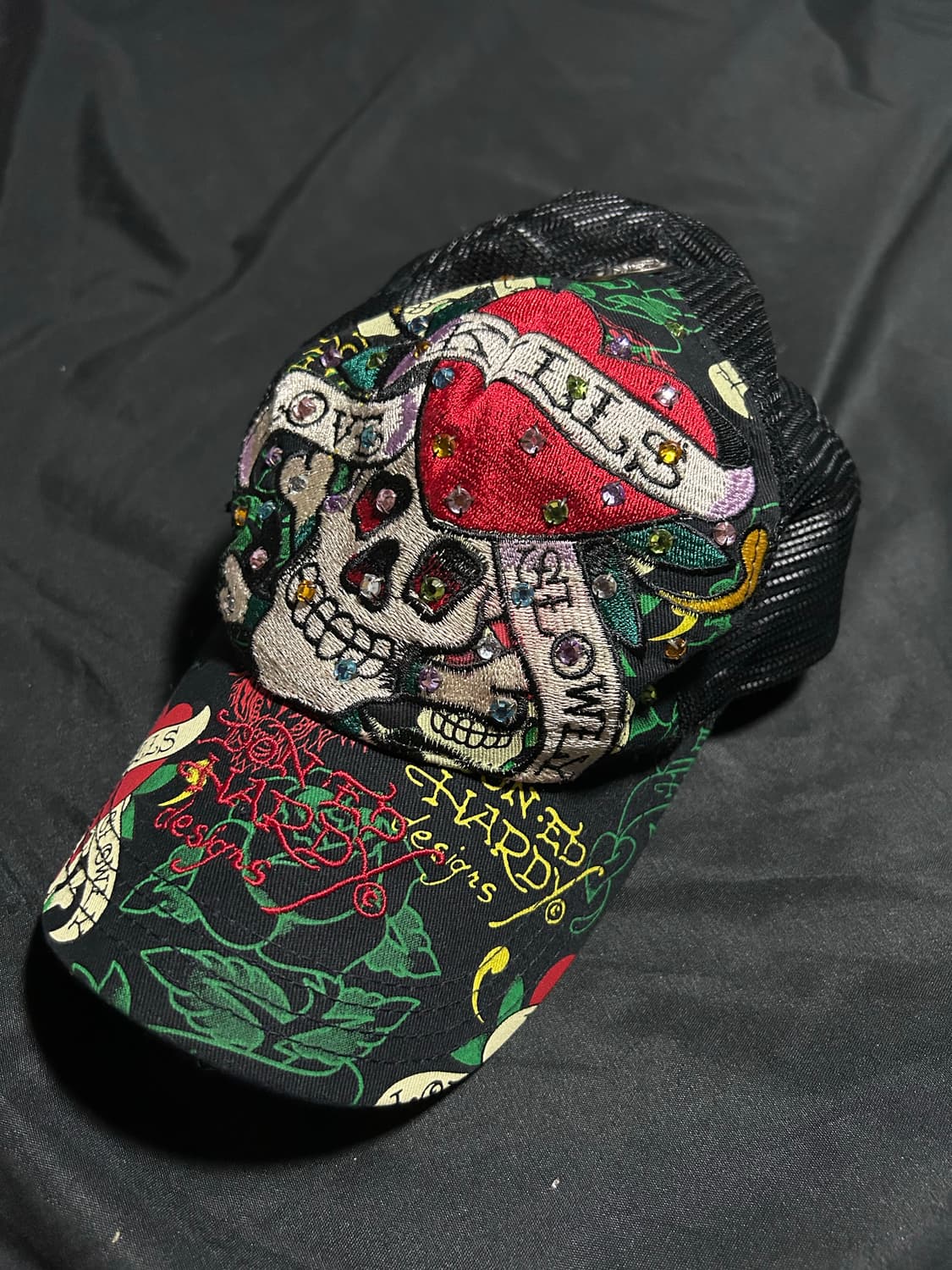 Ed Hardy skull punk mesh cap 상품이미지1
