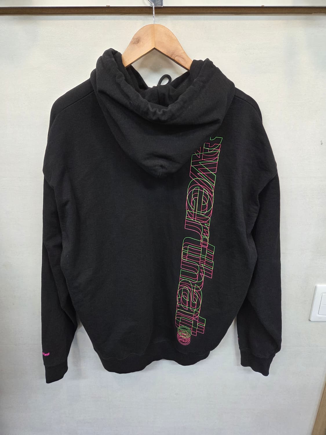 디스이즈네버댓 입체로고 사이드포켓 후드티 L 상품이미지2