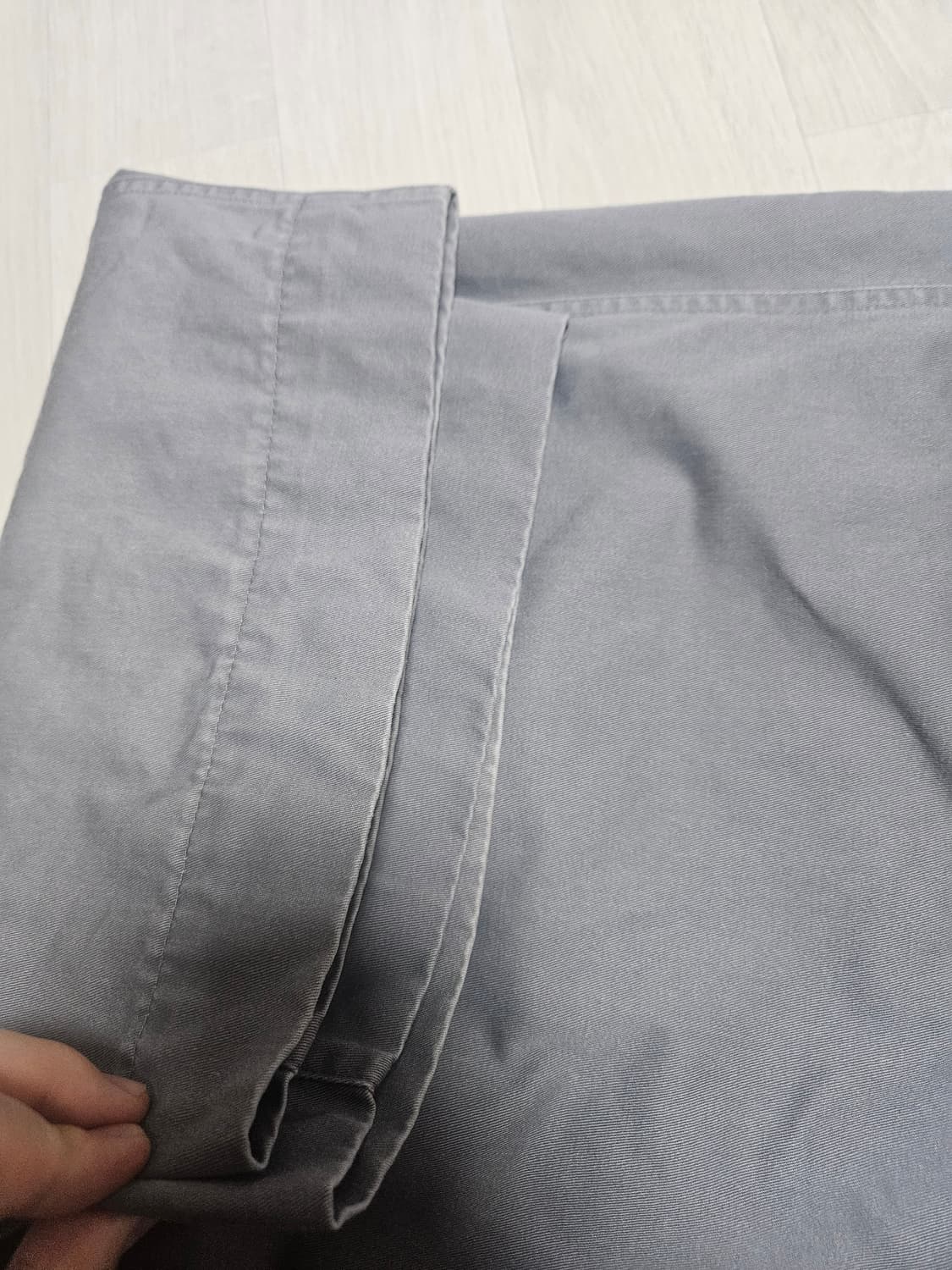 [2] 이얼즈어고 원턱와이드치노 더스티그레이 상품이미지4