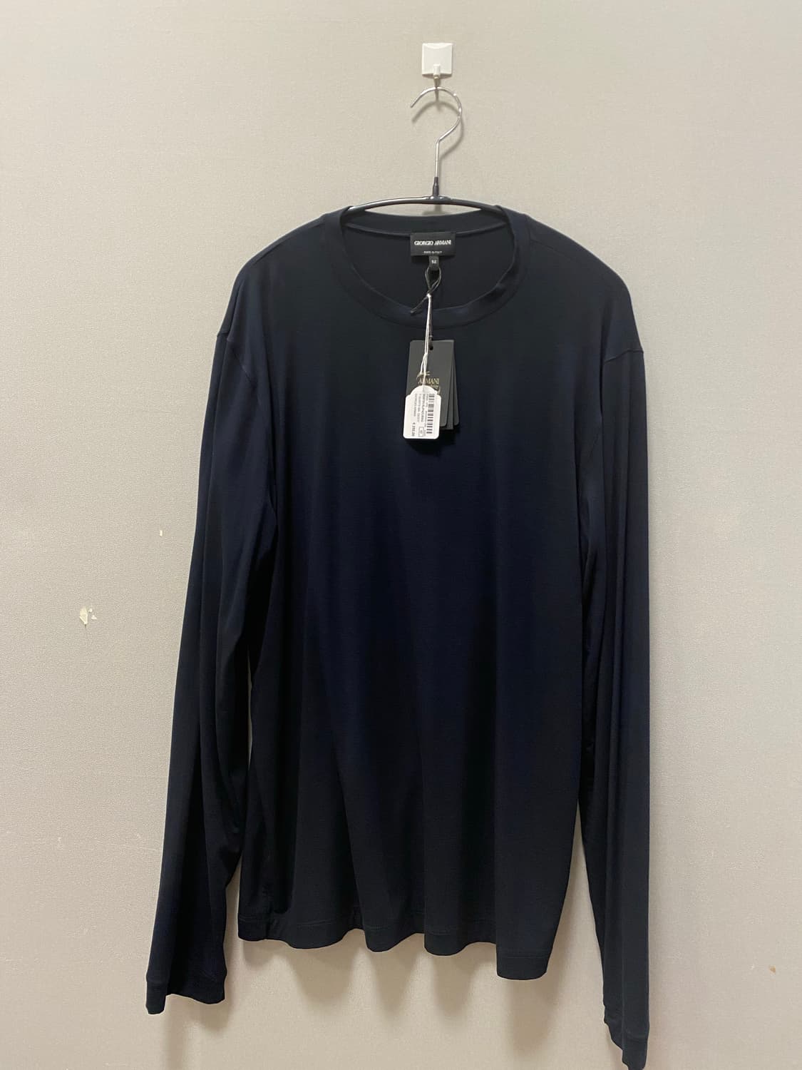 조르지오아르마니 icon 비스코스레이온 긴팔 티셔츠 상품이미지1