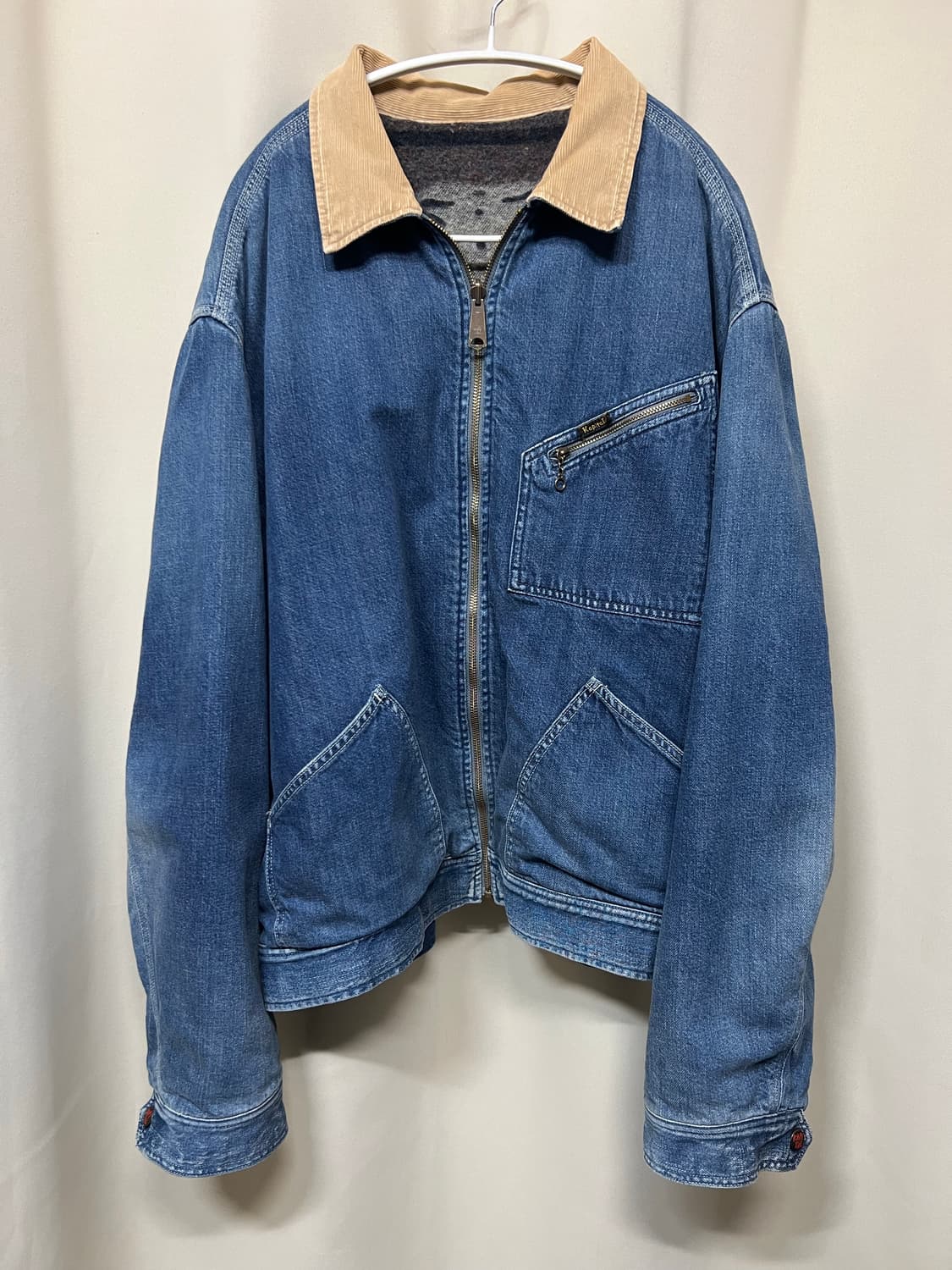 캐피탈 데님 본 라이닝 리버시블 집 업 워크 자켓 4 상품이미지1