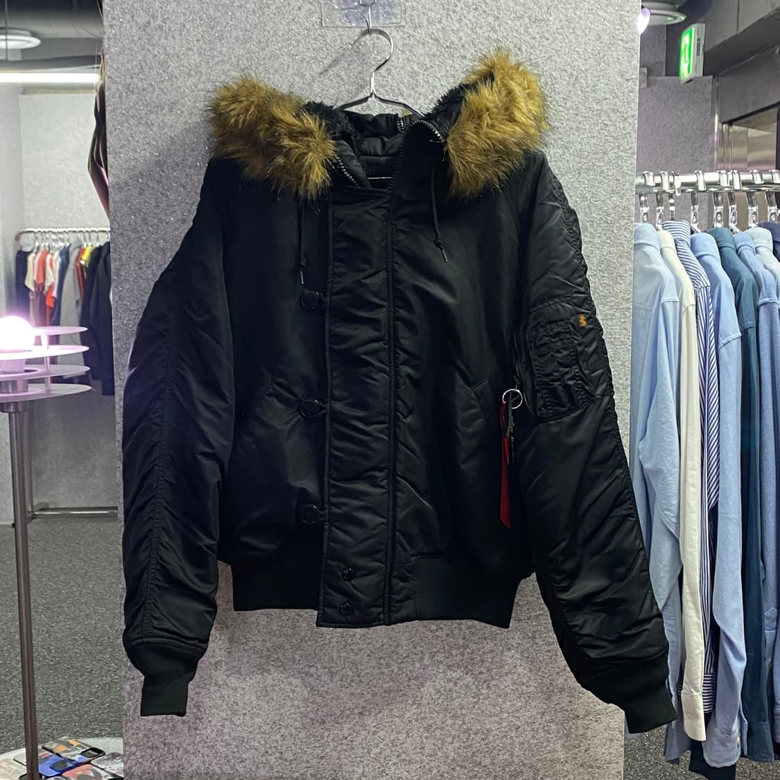 알파인더스트리 N-2B 블랙 점퍼  B3010 상품이미지2