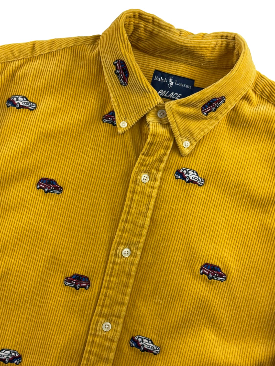 팔라스 x 폴로 랄프 로렌 자수 코드 GTI 셔츠 팔라초 옐로우 상품이미지2