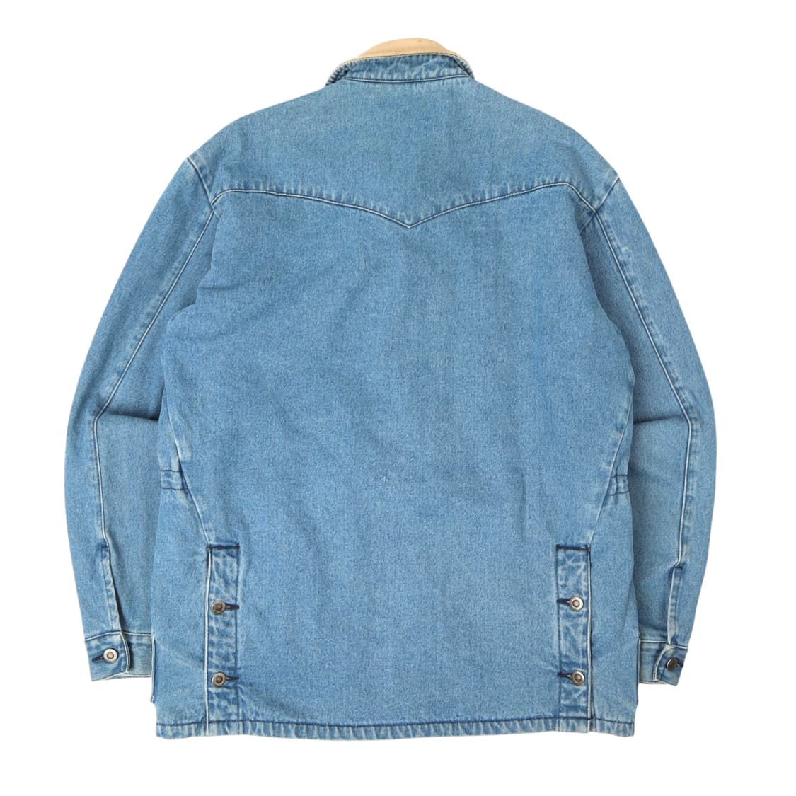90s Schaefer outfitter 쉐르파라이너 데님 초어코트 상품이미지5