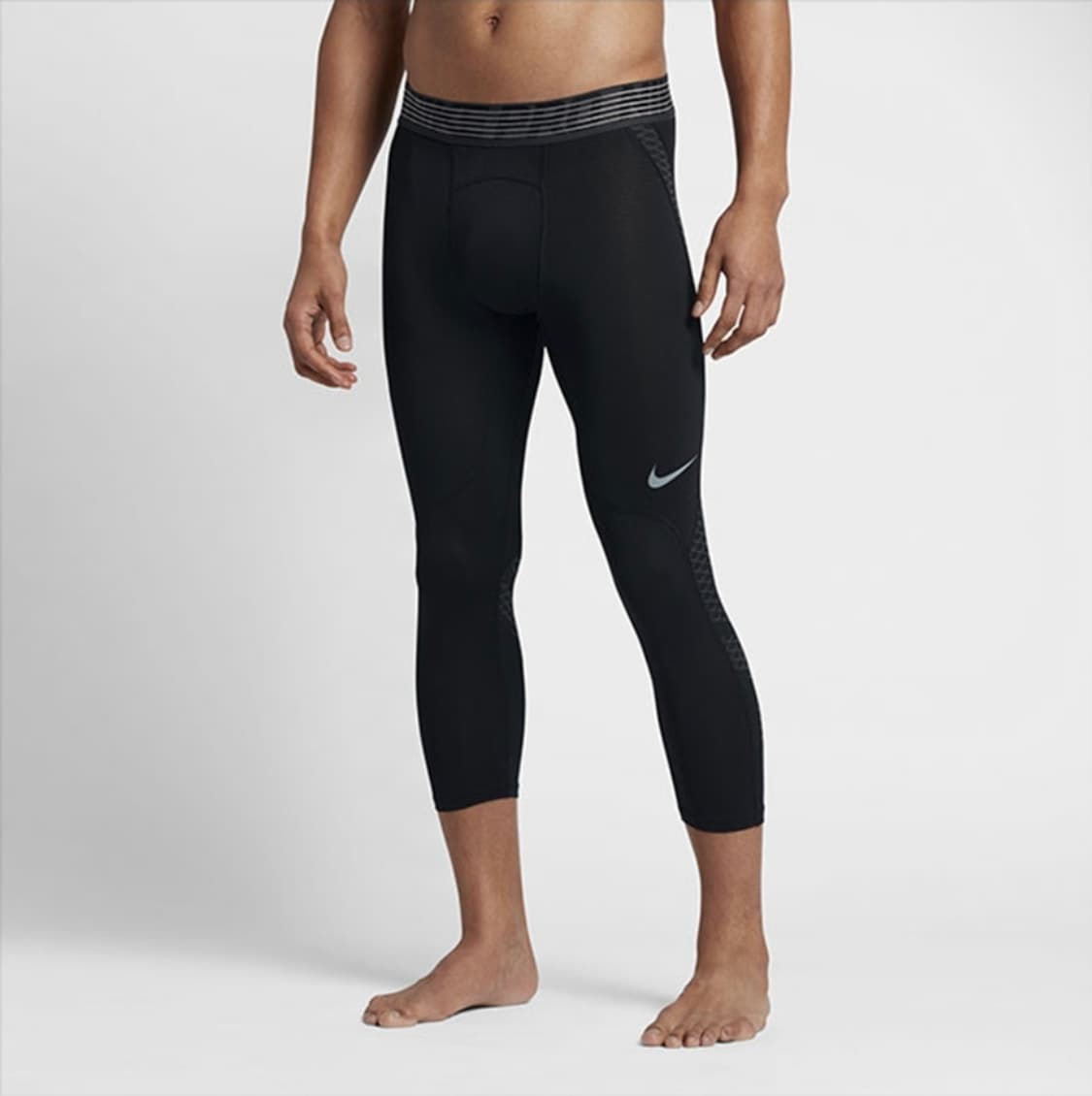 [해외M] 나이키 프로 하이퍼쿨 컴프레션 3/4타이즈 블랙 상품이미지4