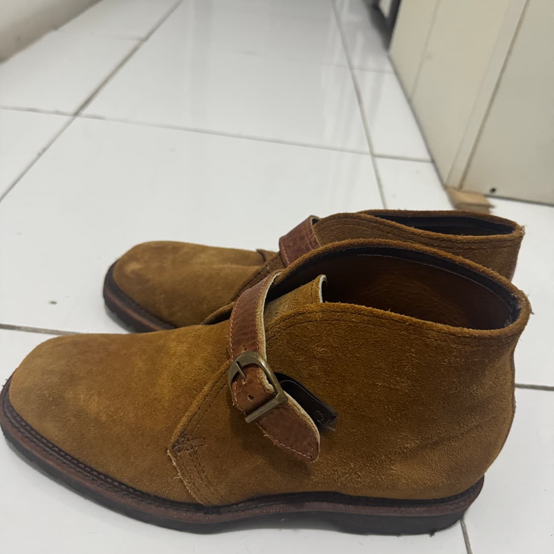 올드,클래식)orvis 처카부츠 몽크스트랩 스웨이드 상품이미지3