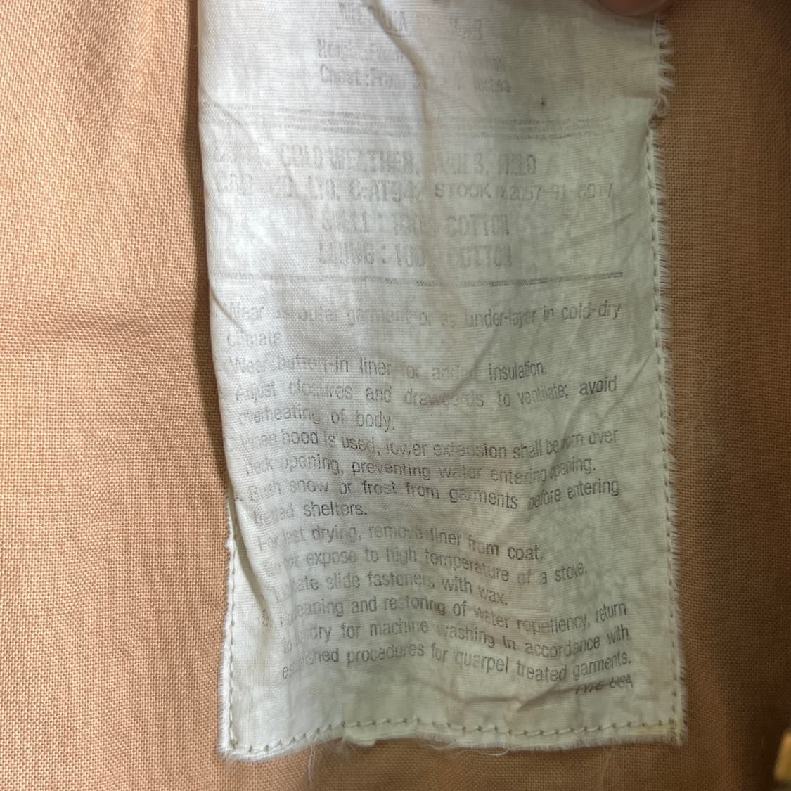 US Military M-65 밀리터리 필드 자켓 M 상품이미지8