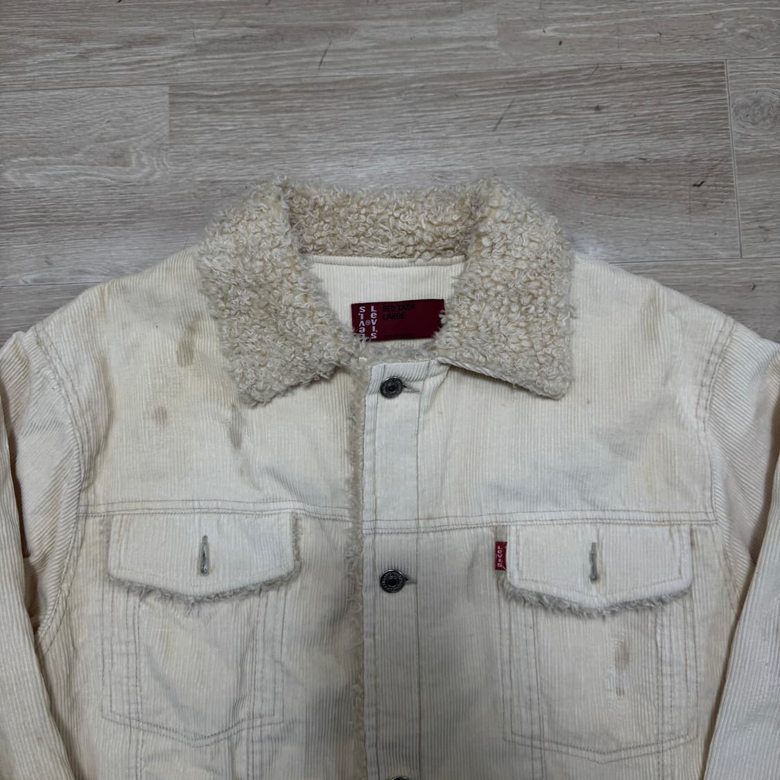 리바이스 레드탭 코듀로이 양털 쉐르파 자켓 상품이미지2