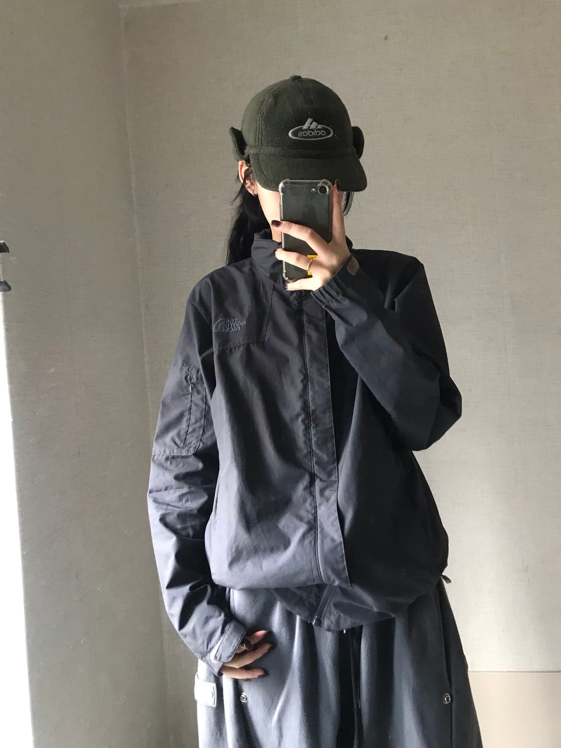 노페 그레이 바람막이 상품이미지1