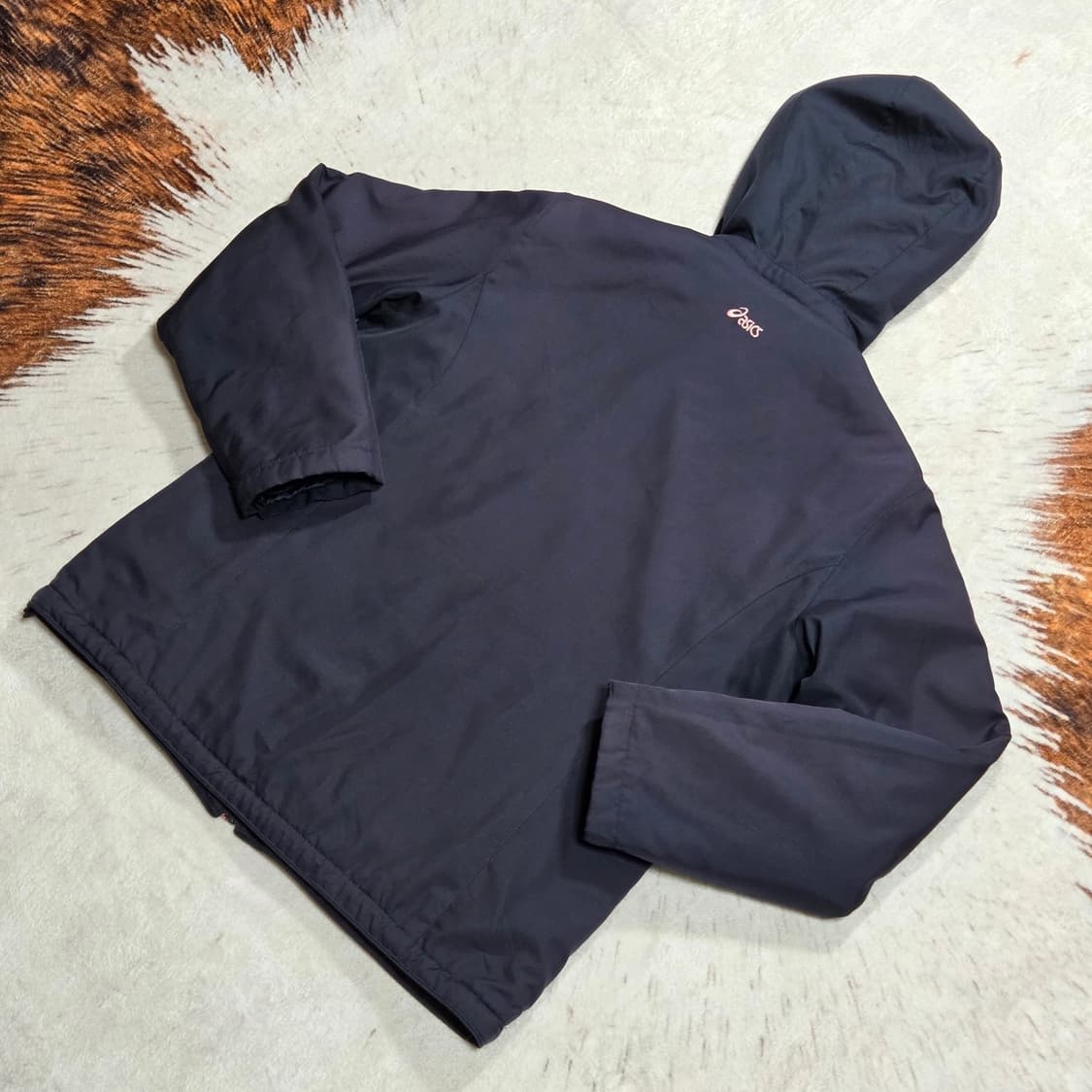 00'S 아식스 핑크 라인 누빔 점퍼 상품이미지5