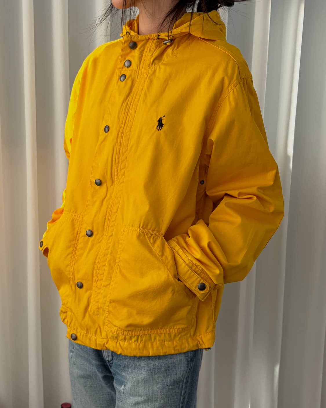 [S]폴로 랄프로렌 옐로우 후드 바람막이 상품이미지1