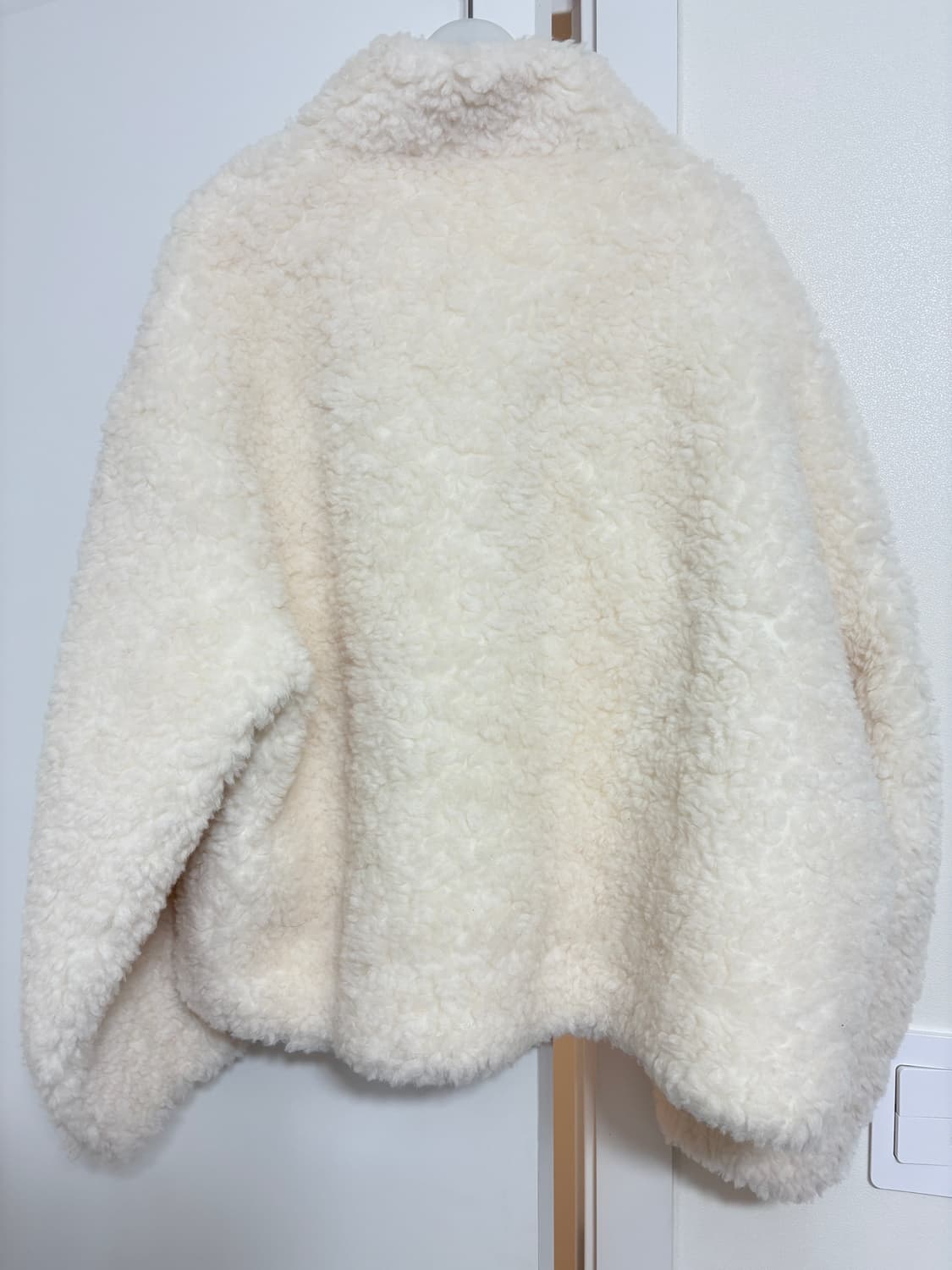 데일리룩 양털시어링자켓 울100% 상품이미지4