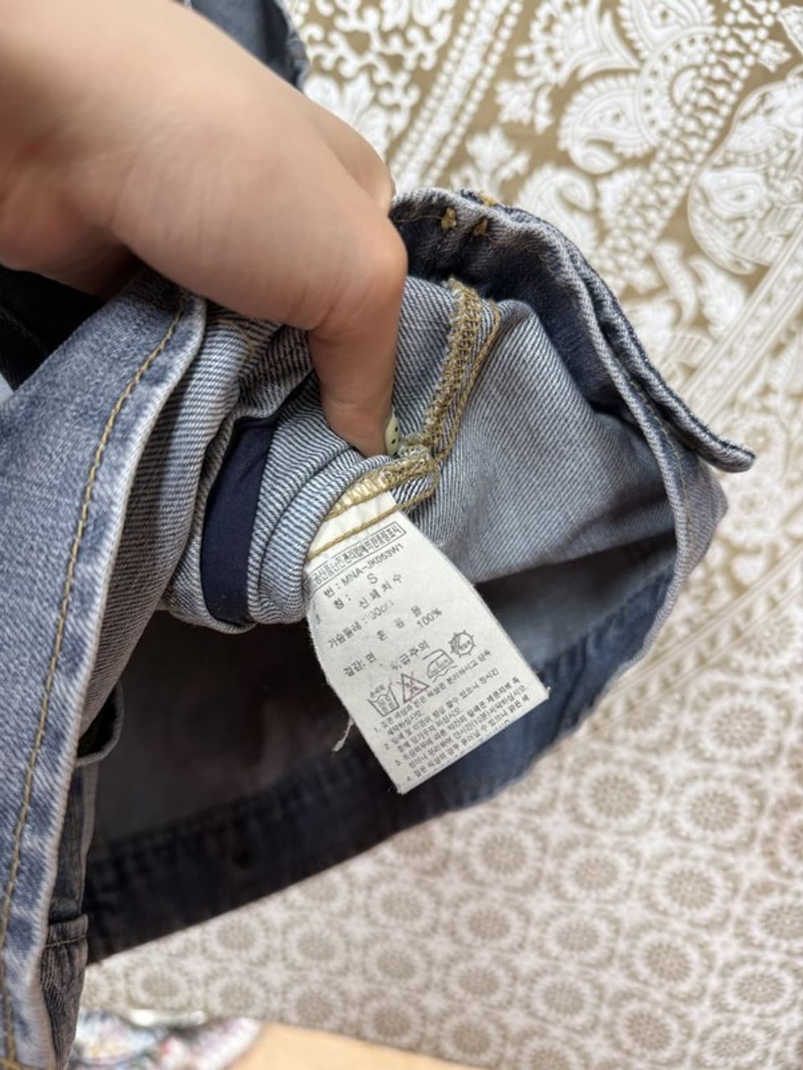 MARU DENIM 빈티지 워싱 후드 데님자켓 상품이미지6