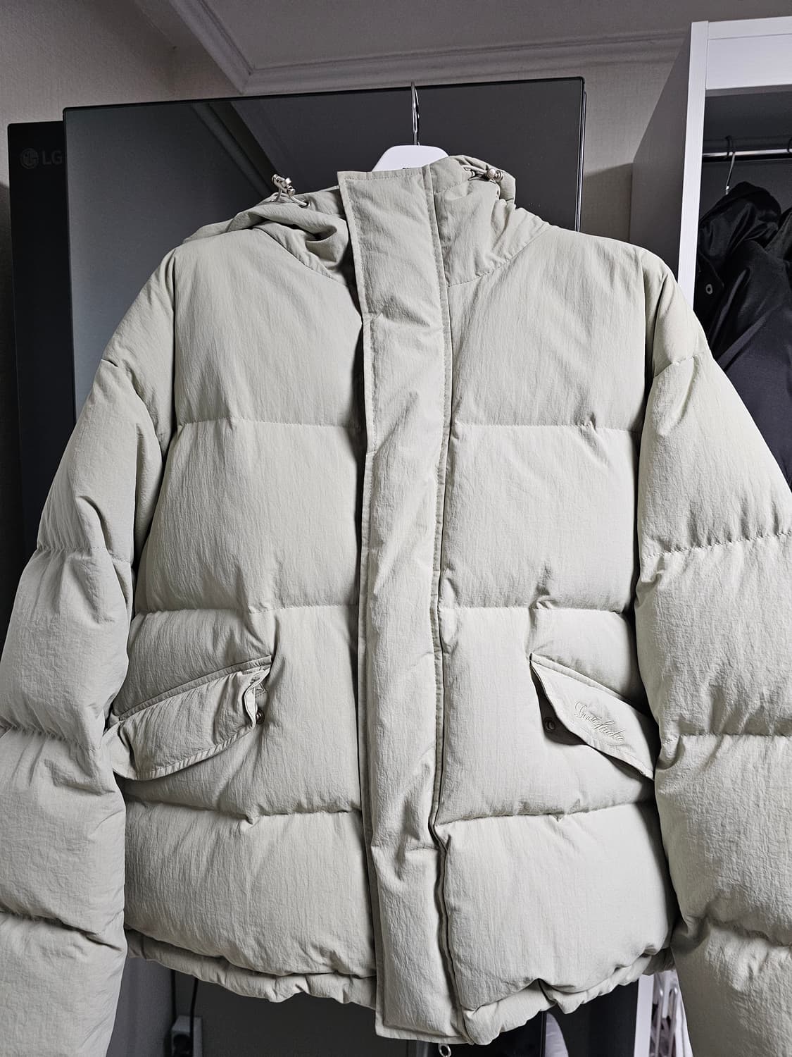 던스트 Dunst 후디드 볼륨 구스 다운 패딩 재킷 M사이즈 상품이미지2