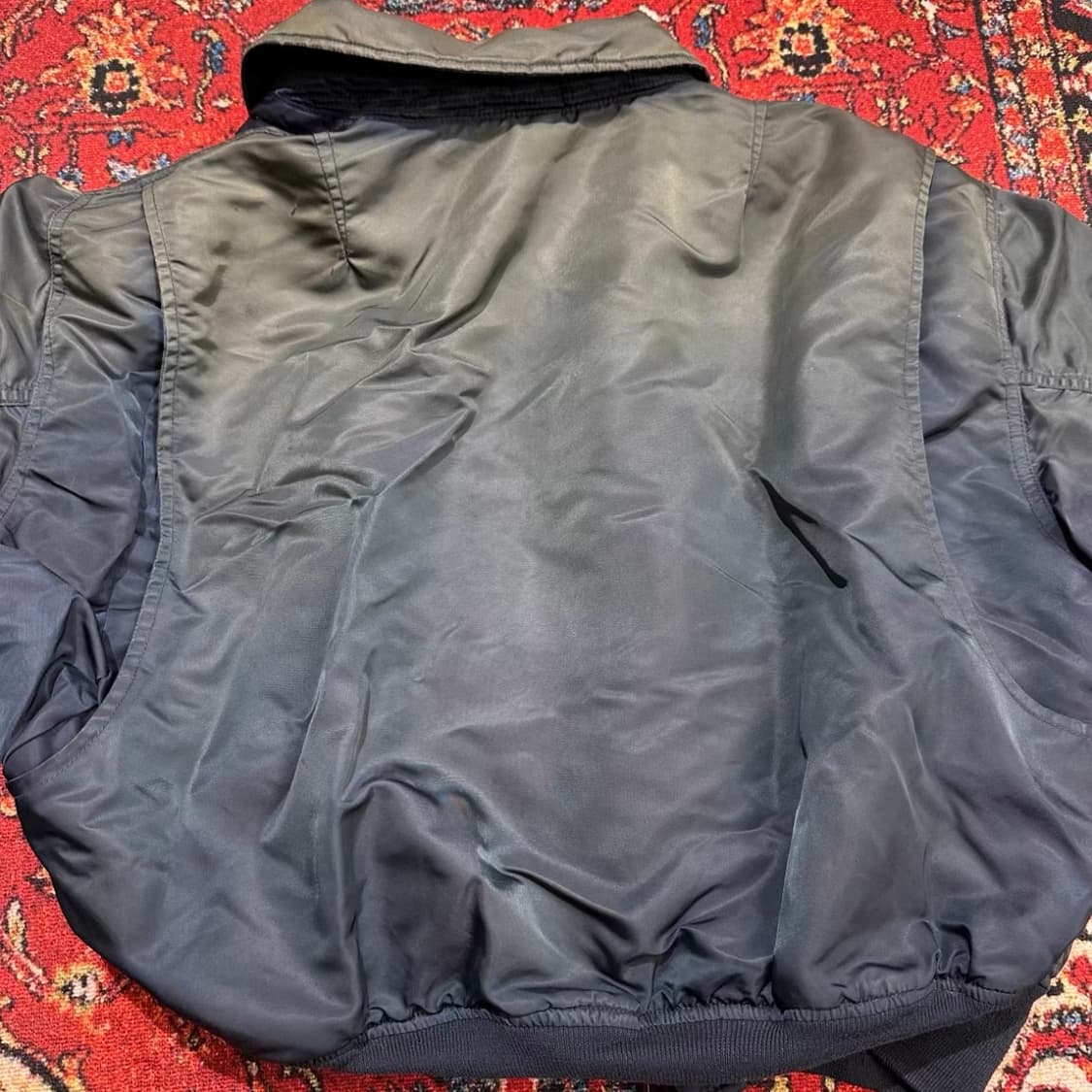 Schott 오리지널 미드나잇 블루 CWU-45P/R 플라이트 자켓 상품이미지6