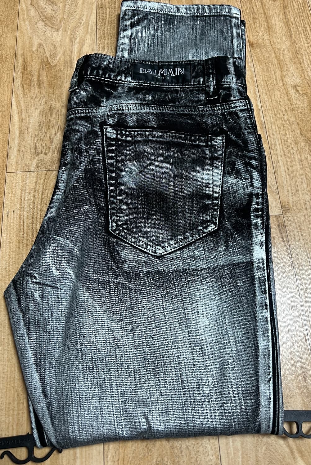 발망 블랙 워싱 데님 L 상품이미지1